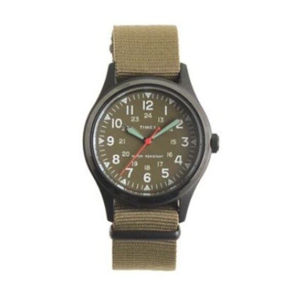 Timex J Crew Mens Vintage Field Army Watch 2013/2014 Military Platoon 27460 NIB - Picture 1 of 11